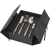 Broste Copenhagen HUNE Besteckset titanium espresso 16tlg.