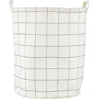 House Doctor Squares Laundry Bag H50 Cm Aufbewahrungskorb