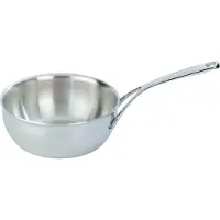 Demeyere Atlantis Conical Saucepan 22CM Kasserolle inkl. Deckel, Edelstahl, 22 cm Durchmesser, Induktionsherd-geeignet