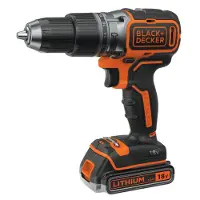 Black & Decker BLACK+DECKER BL188E2K Akku Schlagbohrschrauber 2-Gang 18V 2x Akkus Koffer