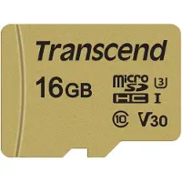 Transcend 16GB UHS-I U3, 16 GB, MicroSDHC, Klasse 10, UHS-I, 95 MB/s, 50 MB/s