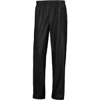 Helly Hansen für Herren. 53268 Moss Regenhose schwarz (S), Lässig, Polyurethan