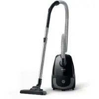 Philips PowerGo Beutel Staubsauger, Allergiefilter, 99.9 % Staubaufnahme, 900 W, Schwarz (FC8241/09)