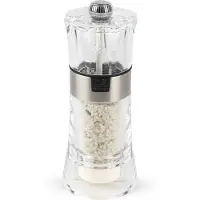 Peugeot Feuchtsalzmühle OSLO 14cm Acryl Transparent Keramikmahlwerk Gewürzmühle