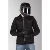 Macna Combat Motorrad Textiljacke, schwarz, 4XL