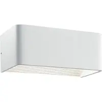 Ideal Lux Moderne Klick Metall Wandleuchte Weiß Led 10,5W 3000K Warmes Licht