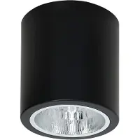 Luminex Deckenspot Downlight round in Schwarz, Ø 13,3 cm