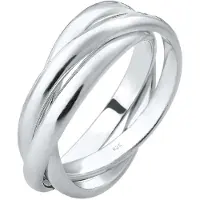 Elli Ring 925 Sterling Silber Ring Set in Silber | Gr.: 50