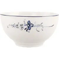 Villeroy & Boch Schale "Bol Vieux Luxembourg 750 ml weiß-blau", bunt (weiß, blau), Schüsseln, Schale