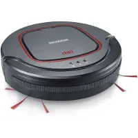 Severin Chill, Beutellos, Schwarz, Grau, Rot, Rund, LED, 65 dB, 0,35 l