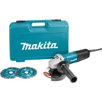 Makita 9558 HNRGK2 Profi-Elektro-Winkelschleifer, 840 Watt, 125 mm Schleifscheibe