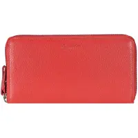 Esquire Geldbörse Primavera Zip Around Wallet Red rot