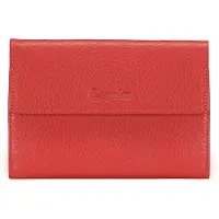 Esquire Leder Geldbörse Primavera Wallet Red rot