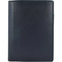 Esquire Leder Geldbörse RFID Large Wallet Black schwarz