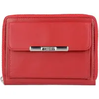 Esquire Leder Geldbörse Helena RFID Wallet Red rot