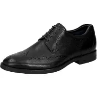 Sioux Schnürschuh "Forkan-XL", Herren, Gr. 44.5 (UK 10), schwarz, Obermaterial: 100% Kalbsleder CAL. 100% Gummi rubber., Schuhe Schnürschuh