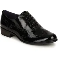 Clarks Damen Hamble Oak Derby, Schwarz, 39.5 EU