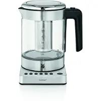 WMF KITCHENminis 04131800, 1 l, 1960 W, Edelstahl, Glas, Regelbare Temperatur, Wasserstandsanzeige