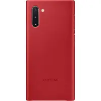 Samsung Ef-vn970lr Note 10 N970 Redred Leather Handyhülle