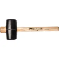 Neo Tools gummihammer 680gr, usa hickory naturkautschuk