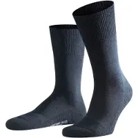 Falke Socken "Airport Plus", Herren, Gr. 39-40, blau (schwarz navy (6370)), Obermaterial: 53% Schurwolle WV. 27% Baumwolle CO. 20% Polyamid PA., glatt, Socken Socken