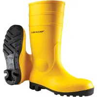 Dunlop Sicherheitsstiefel Protomaster S5, Größe 48 (Gummistiefel Baustiefel S5)