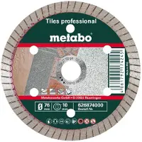 Metabo Diamanttrennscheibe, 76x10,0mm, TP, Fliesen professional - 626874000