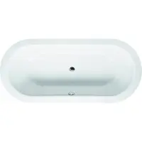 Bette BetteStarlet Oval Silhouette Badewanne, freistehend, oval, 2-Sitzer, 1500x800x420mm, 2700-000CFXXK, Farbe: Weiß