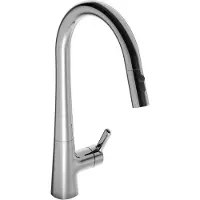 Hansa Spültisch-Einhebelmischer HANSADESIGNO Style Heb. seitl., schwenkb., Ausl. 231mm, chr