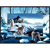 Sunsout Puzzle Tiere Kevin Daniel - Ice Wolves - 1000 Teile