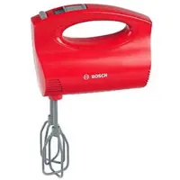 Klein Kinder-Handmixer KLEIN "Bosch Handmixer", rot (rot, grau), Spielzeug-Haushaltsgeräte, KinderB:19cm H:12cm T:7cm, Kunststoff, Kinder-Handmixer, mit 2 Quirls, B:19cm H:12cm T:7cm