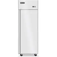 Hendi Tiefkühlschrank Profi Line 670L, eintürig, Tiefkühlschrank mit selbstschließender, abschließbarer Tür, Maße: (B x T x H) 805 x 730 x 2065 mm