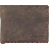 Greenland Nature Leder Geldbörse Monte Wallet RFID Brown braun
