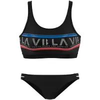 Venice beach Bustier-Bikini Mit Logodruck