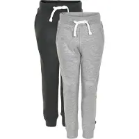 Minymo Basic 36 -sweat Pant (2-pack) dunkel grau (193) 80