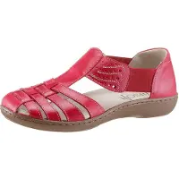 Classic Dog Slipper CLASSIC, Damen, Gr. 36, rot, Glattleder, Schuhe Slipper