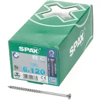 Spax Edelstahl A2 Senkkopf 6,0x120 - TX 30 Teilgewinde