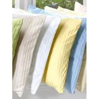Irisette Kissenbezug "Lumen 8129", gelb (vanill), B:40cm L:80cm, Interlock-Jersey, Obermaterial: 100% Baumwolle, Kissenbezüge, Kissenbezug, hochwertig und traumhaft weich
