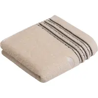 Vossen Handtücher "Cult de Luxe", beige (ivory), B:50cm L:100cm, Webfrottier, Obermaterial: 100% Baumwolle, Handtücher, Handtücher, mit Glanzbordüre, Topseller