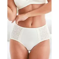 Anita Taillenslip "Taillenslip Havanna", Damen, Gr. 44, Stoff, beige (crystal), Stoff, Obermaterial: 85% Polyamid PA. 15% Elasthan EL., Unterhosen Taillenslip
