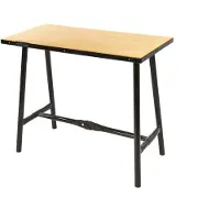 OEM Schwarze 100 cm schwere Einblatt-Faltarbeitsplatte aus Holz