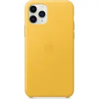 Apple Leder Case (iPhone 11 Pro) Sonnengelb