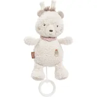 Fehn Spieluhr "Peru, Bär", grau (ecru, wollweiß), Spieluhren, KinderH:21cm, Plüsch, Spieluhr, H:21cm