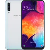 Samsung Smartphone Galaxy A50 16,21cm (6,2 Zoll) A505F, 4GB RAM, 128GB Speicher, DualSIM, Farbe: Weiß