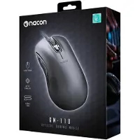 Nacon GM-110, Beidhändig, Optisch, USB Typ-A, 2400 DPI, Schwarz