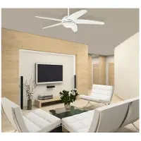WESTINGHOUSE LED-Deckenventilator Bendan, weiß, leise