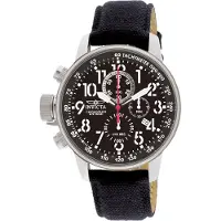 Invicta I-Force 1512 Herrenuhr - Quarzwerk - Edelstahl mit schwarzem Zifferblatt - 46 mm