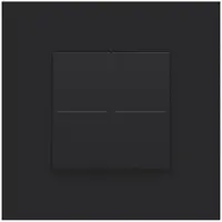 Niko 161-91004 Niko Dimmschalter für Hue System, Niko Pure steel black coated 16191004
