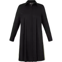 Frapp Hemdblusen-Kleid schwarz, 50