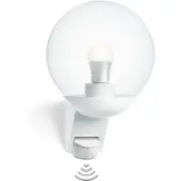 Steinel L 585 S WS, Wandbeleuchtung für den Außenbereich, Weiß, Glas, Kunststoff, IP44, Garten, II